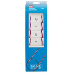 Sada farebných kruhových pletacích ihlíc - PRYM (4ks)