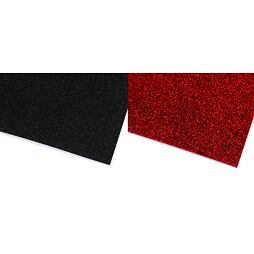 Penová guma moosgummi s glitrami (20x30cm) - samolepiaca