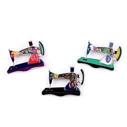 Brošňa šijací stroj - farebná