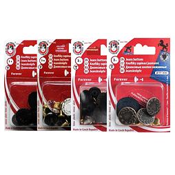 Gombík riflový FOREVER veľ. 7 (17mm)