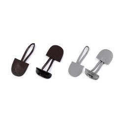 Designové zapínání s knoflíkem (2 páry)