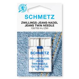 Schmetz dvojihla 130/705 HJ jeans, rozpich 4 mm/100