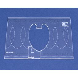 Quiltovacie pravítko bordúra slučky NP-U92