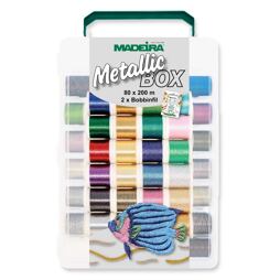 Vyšívacie nite Madeira Metallic box (80x200m)
