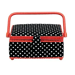 Kazeta - košík na šití - Polka, vel. S - PRYM