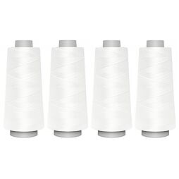 Sada nití PES OVERLOCK 120 TOLDI - biela (4x2500m)