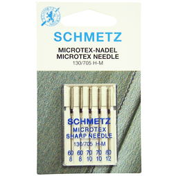 Ihly Schmetz 130/705 HM Microtex 5 ks mix (2x60,2x70,1x80)