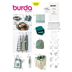 Strih Burda žltý 8125 - kuchynské doplnky