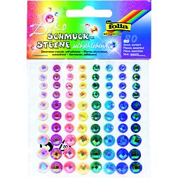 Ozdobné kamienky samolepiace (80ks)