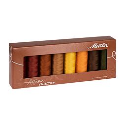 Sada šijacích nití PES - SERALON 100 METTLER (8x200m) - jeseň