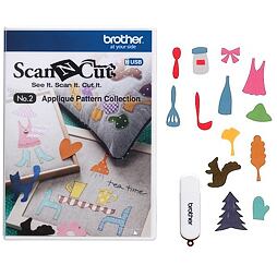 USB2 - aplikačné vzory pre rezací ploter Brother