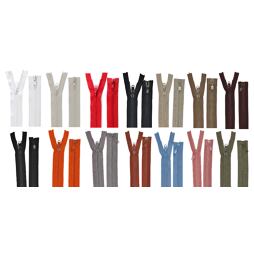 Zips kostený deliteľný 5mm dĺžka 40 až 60 cm - dvojcestný