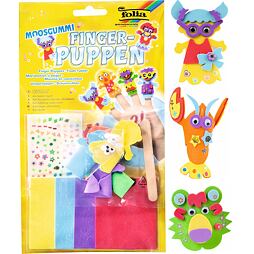 Kreatívna súprava - Prstoví maňušky z moosgummi