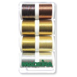 Vyšívacie nite Madeira Metallic Brilliant 40 box (8x200m)