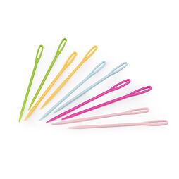 Ručné plastové ihly - tupé (75mm) mix 10ks