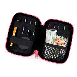 Súprava háčikov s vymeniteľnými koncovkami v puzdre