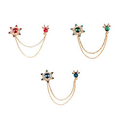 Brošňa so sponou dragún - vločka a sob