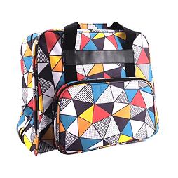 Taška na šijací stroj - abstraktný vzor