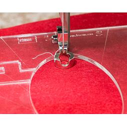 NF302 Quiltovacia pätka kovová pre pravítka M