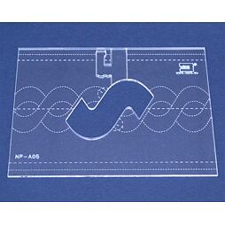 Quiltovacie pravítko bordúra povraz NP-A05