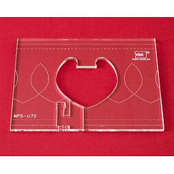 Quiltovacie pravítko bordúra slučky NP5-U72