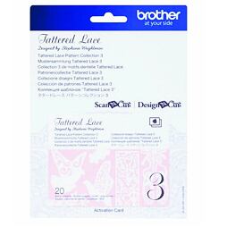 Karta 03 - krajkové vzory - rezací ploter Brother