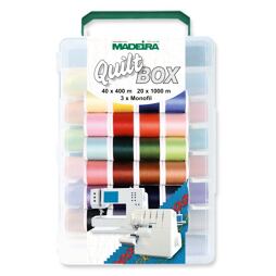 Šijacia a quiltovacia nite PES Madeira Quilt box (40x400m+20x1000m)