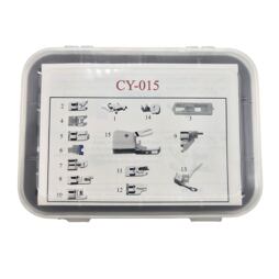 Súprava 14 ks pätiek + 1 držiak pre šijacie stroje