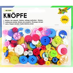 Sada gombíkov 100g - mix farieb a veľkostí