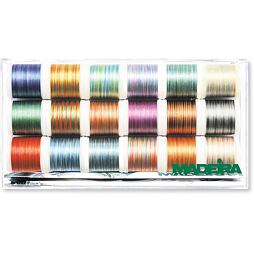 Vyšívacie nite PES Madeira Polyneon Multicolor box (18x200m)