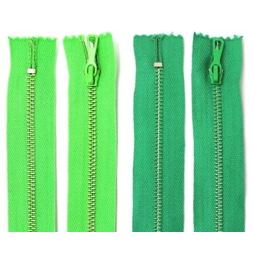 Zip kovový nedeliteľný 5 mm dĺžka 20 a 22 cm