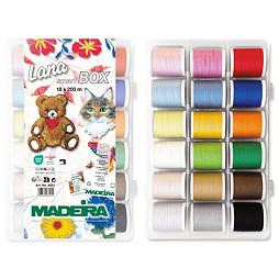 Vyšívacie nite Madeira Lana Smartbox (18x200m)