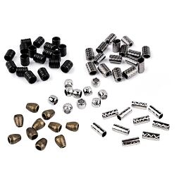 Kovová koncovka - ozdoba na šnúru