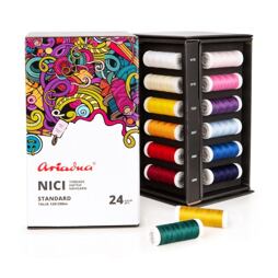 Luxusná sada šijacích nití PES Ariadna Talia (24x200m)