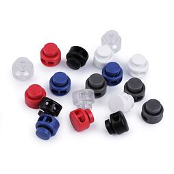 Brzdička guľatá s dvoma dierkami 13x15mm