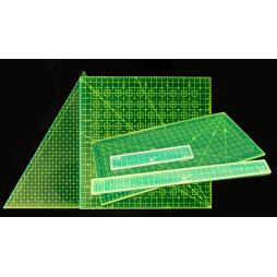 Patchworkové rastrové pravítko - fluorescenční