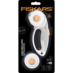 Kruhový rezač - rezacie koliesko 2 čepele (45+60mm) FISKARS