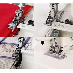 Zostava štyroch pätiek pre overlocky Janome