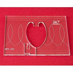 Quiltovacie pravítko bordúra slučky NP5-U92