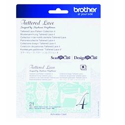 Karta 04 - krajkové vzory - rezací ploter Brother