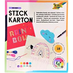 Sada na tvorenie - prešívanie papiera (10 listov)