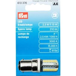 Náhradná LED žiarovka do šijacích strojov (bajonet B15d) - PRYM