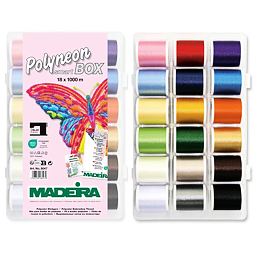 Vyšívacie nite PES Madeira Polyneon 40 Smartbox (18x1000m)