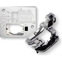 Stehová doska a pätka s vodičom pravá 1/4 INCH - šijacie stroje Janome MC6600P