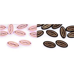 Dřevěná nášivka Handmade (10ks)