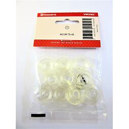 Sada plastových cievok 10 ks - prehnuté - Husqvarna 105