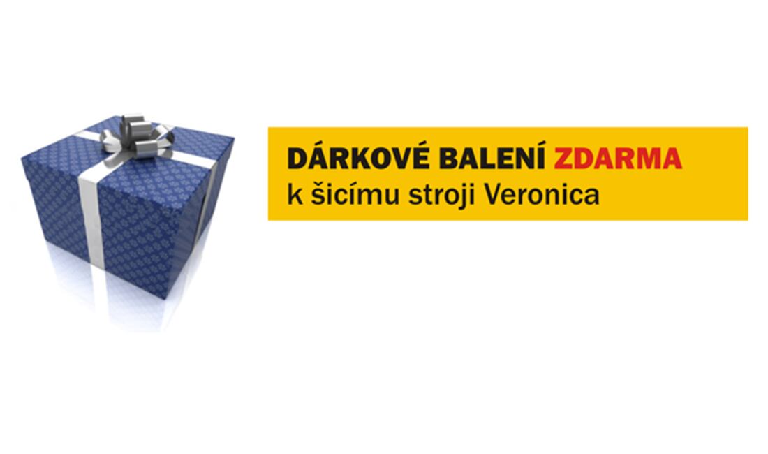 Zabaliť šijací stroj Veronica pod stromček pôjde ľahko