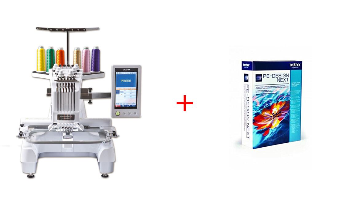 Vyšívací stroj Brother PR 655 + vyšívací softvér zadarmo
