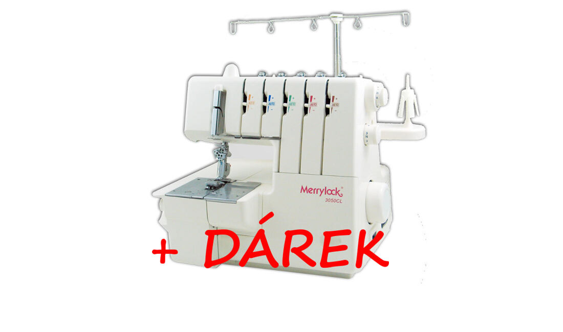 Overlock - coverlock Merrylock MK 3050 CL + DARČEK