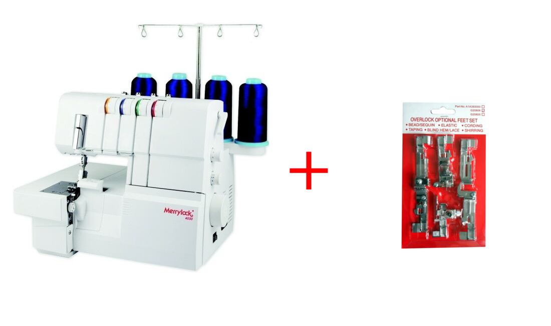 Merrylock MK 4030 a sada pätiek ZADARMO